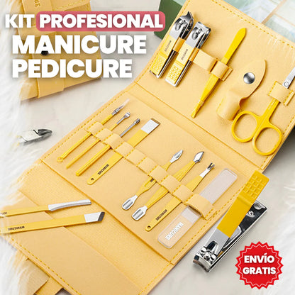 2x1 SET DE CORTAUÑAS PROFESIONAL PARA MANICURA Y PEDICURA