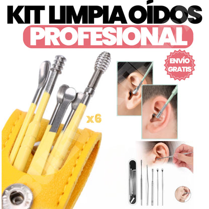 2x1 KIT PROFESIONAL X6 LIMPIA OÍDOS