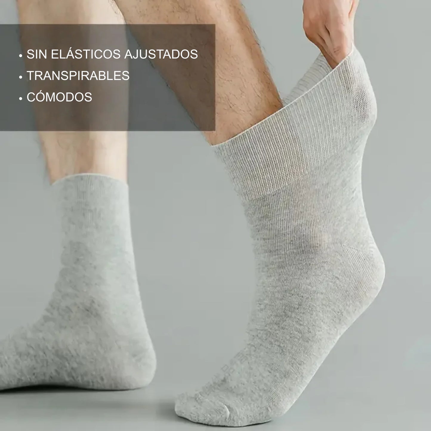 3x1 Medias sin Costura para Diabéticos | 3 Pares al precio de 1.