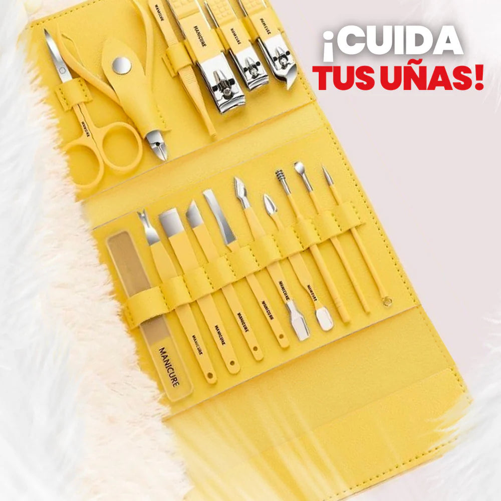 2x1 SET DE CORTAUÑAS PROFESIONAL PARA MANICURA Y PEDICURA
