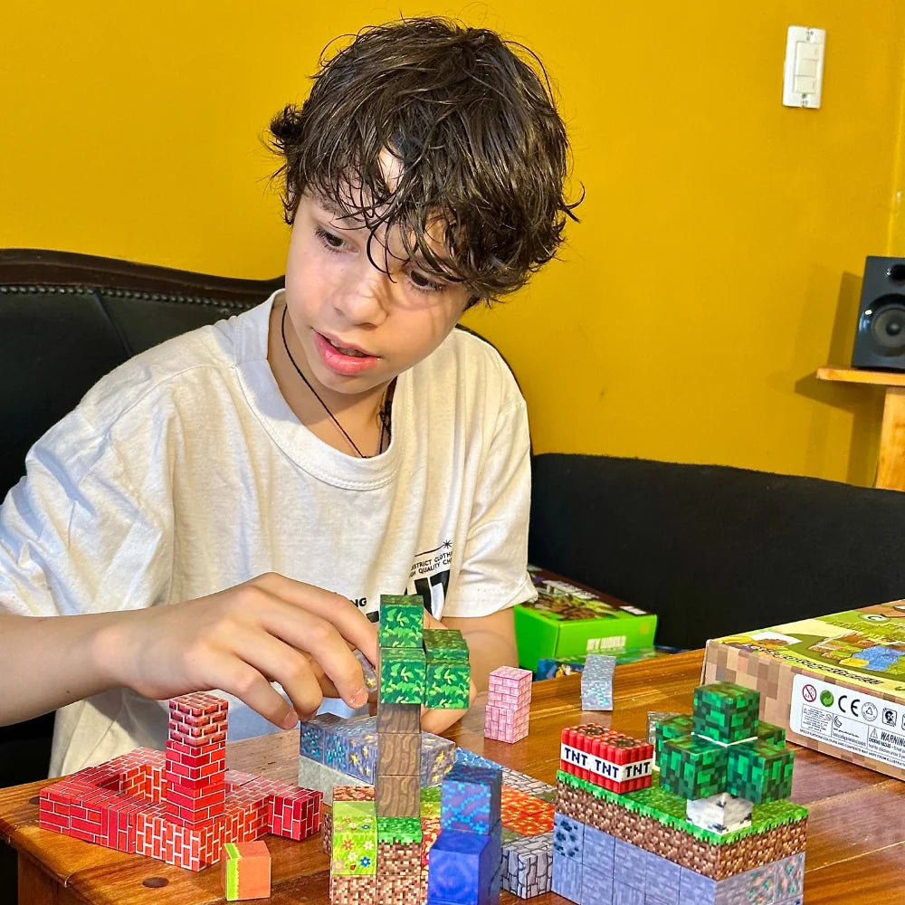 BLOQUES MAGNÉTICOS DE MINECRAFT