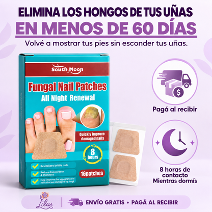 2x1 en Parches Antihongos Nocturno para las Uñas