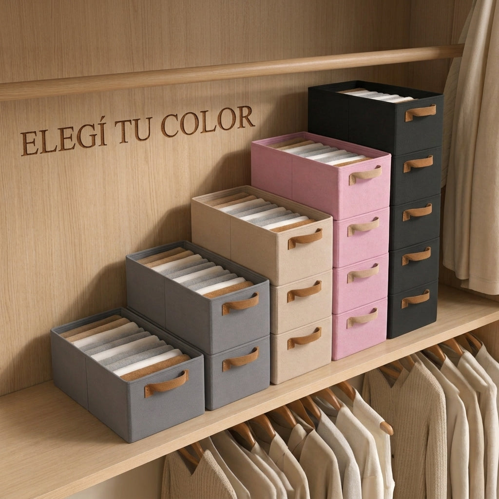 Organizadores de Ropa Plegables (Comprá 1 y lleváte 3)