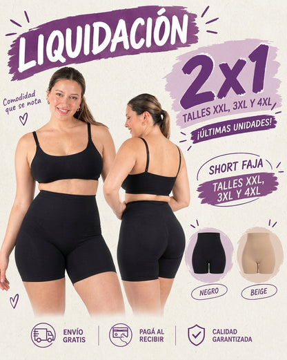 PROMO 2x1 | Short Faja Moldeadora