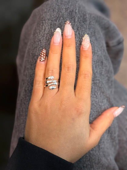 2x1 Anillo Abrazo Infinito de Plata | Liquidación 50%OFF