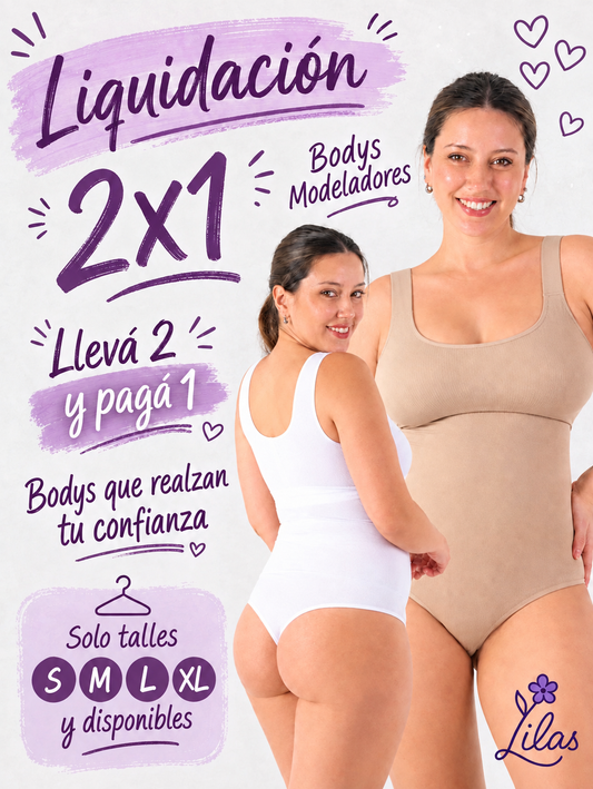 2X1 Body Modelador Premium | LIQUIDACIÓN 50%OFF solo Hoy!