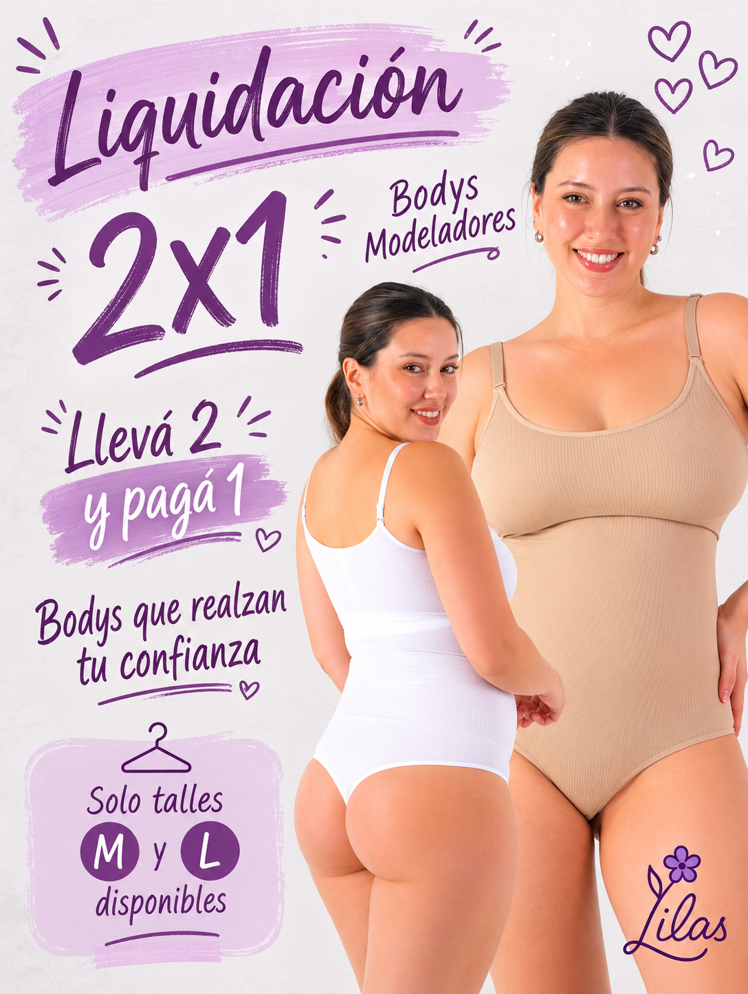 2X1 Body Modelador Premium | LIQUIDACIÓN 50%OFF solo Hoy!