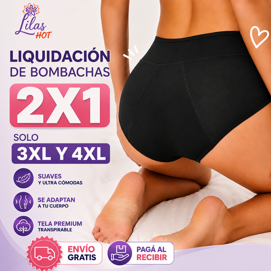 2x1 Bombacha Protectora Antifiltraciones | LIQUIDACIÓN 50%OFF solo Hoy!