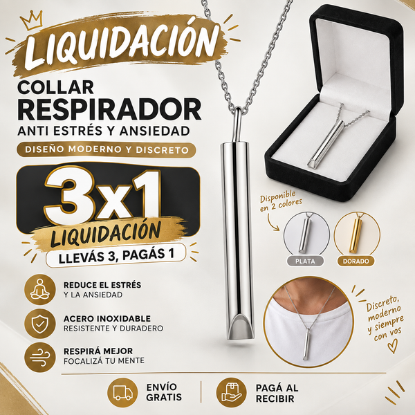 3x1 Collar Anti Estrés | Liquidación 50%OFF