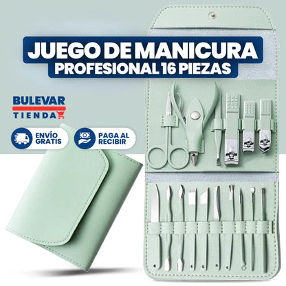 2x1 SET DE CORTAUÑAS PROFESIONAL PARA MANICURA Y PEDICURA