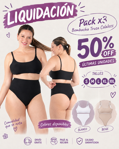Oferta 3X1 - Trusas FAJA Premium