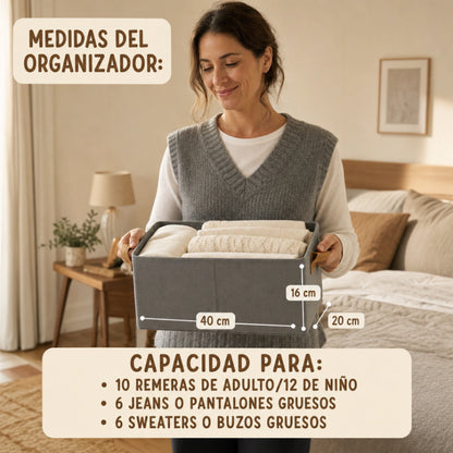 Organizadores de Ropa Plegables (Comprá 1 y lleváte 3)